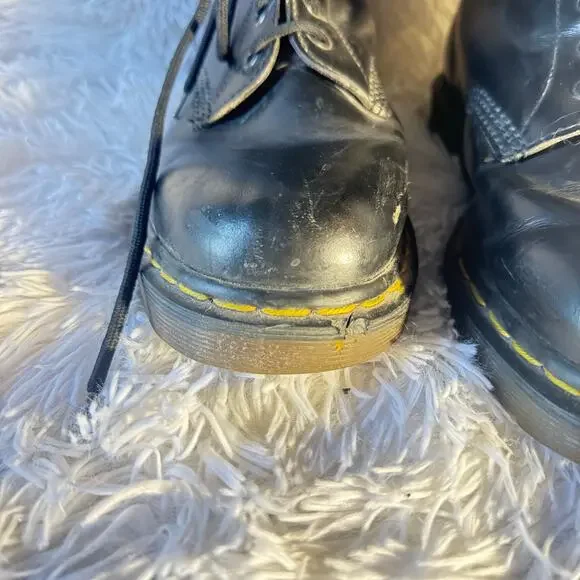 Vintage Doc Martens Men's Black 20 Hole Punk Combat Boots Vintage 2000Rare9